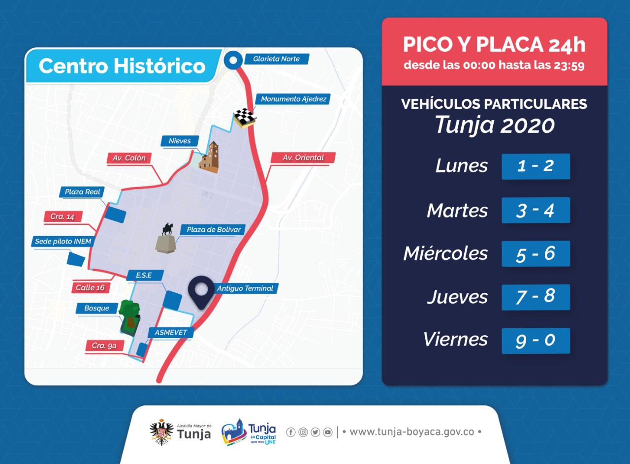 Tenga En Cuenta Las Medidas De Restriccion Vehicular En Tunja